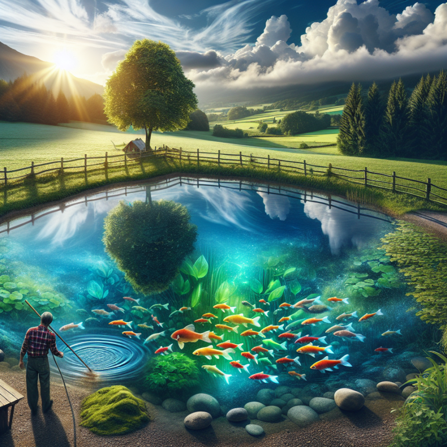 Wat te doen tegen een groene vijver 