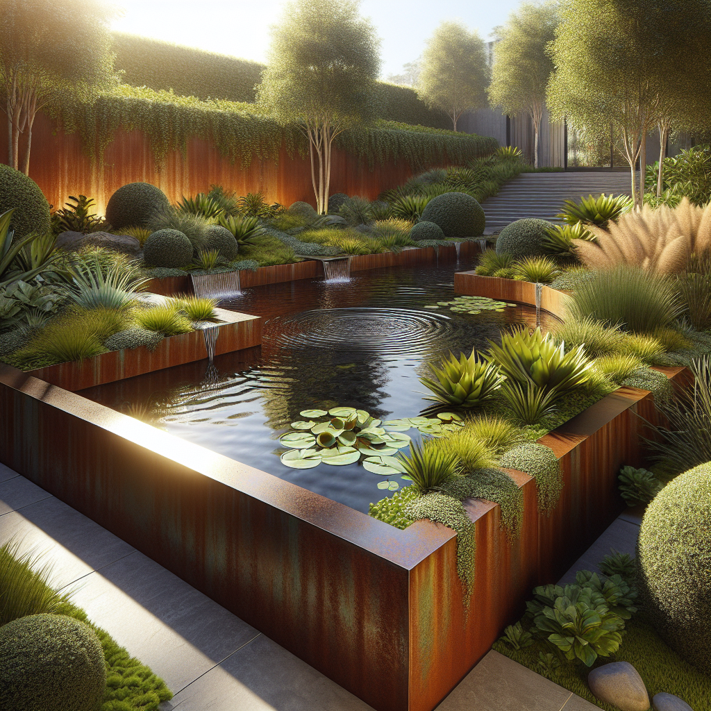 Vijver Cortenstaal: Een Stijlvolle Optie 