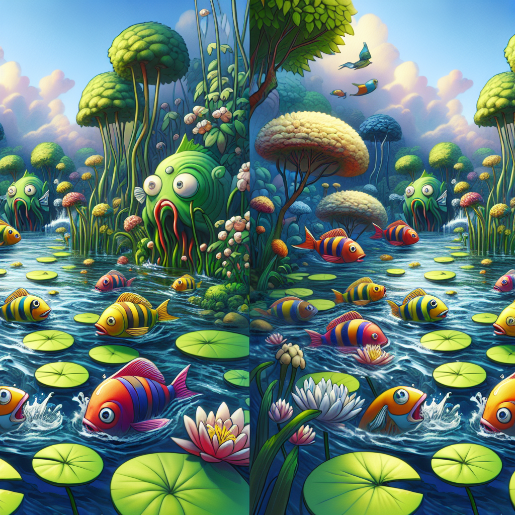 Vijver Cartoon: Lachen om Vijverhumor 