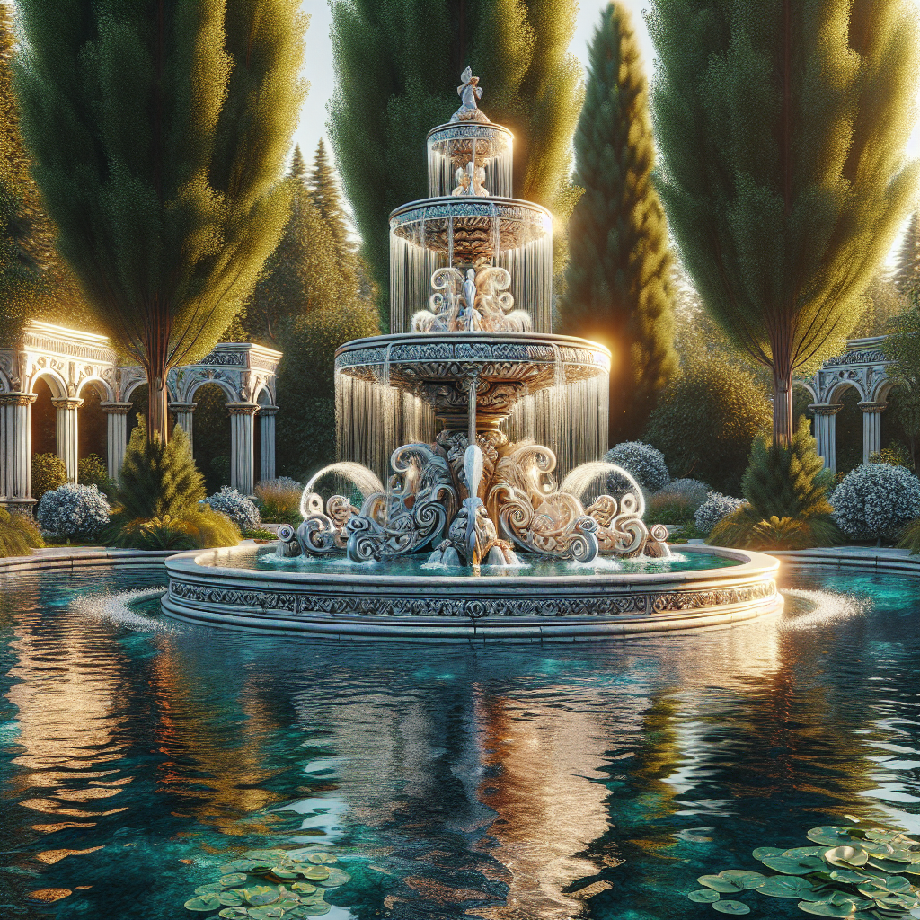 Vijver Fontein: Een Stijlvolle Toevoeging 