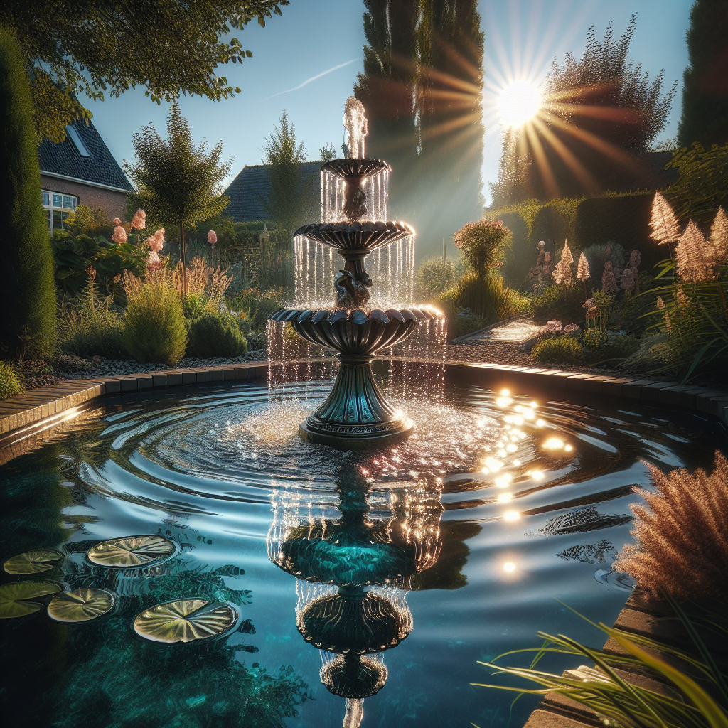 Vijver Fontein Action: Budgetopties 