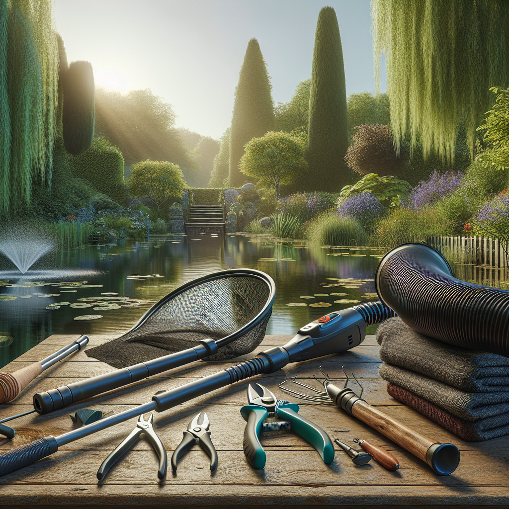 Vijver Gereedschap: Must-Haves voor Vijveronderhoud 