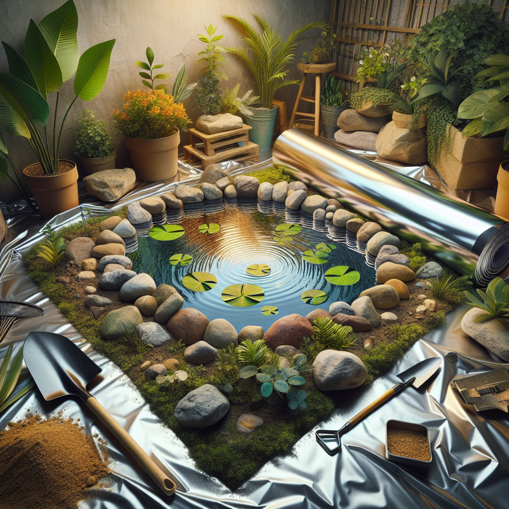 Vijver Maken met Folie: Hoe Doe Je Dat? 