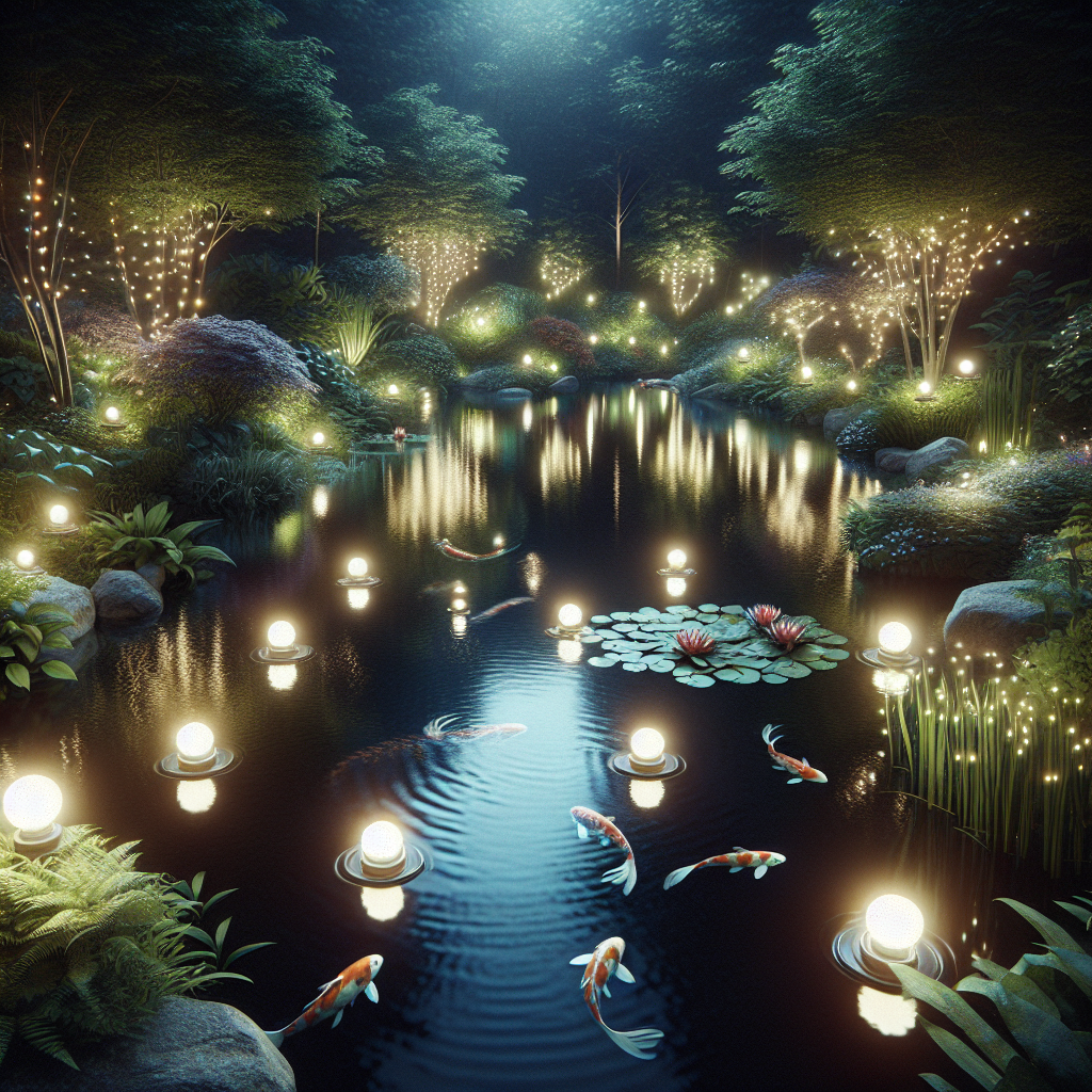 Vijver Verlichting: Tips en Ideeën 