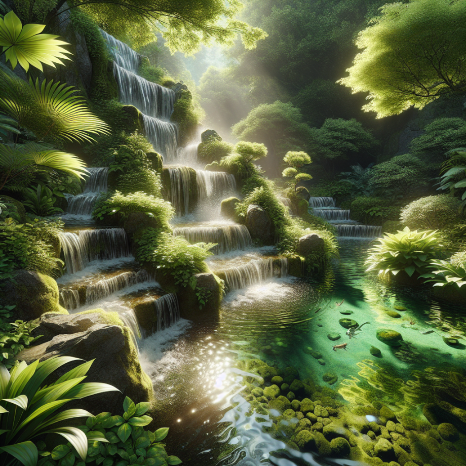 Vijver Waterval: Een Blikvanger 