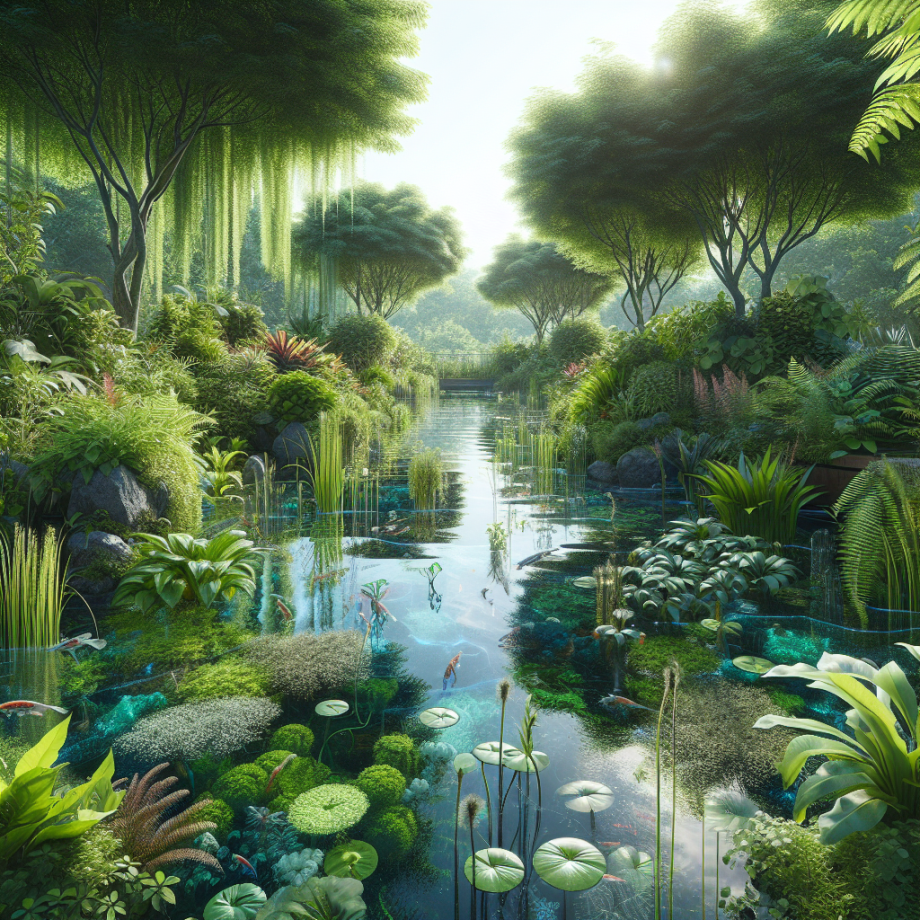 vijver inrichten planten 