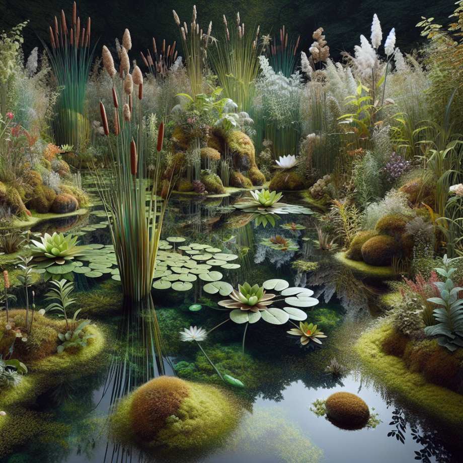 planten in vijver 