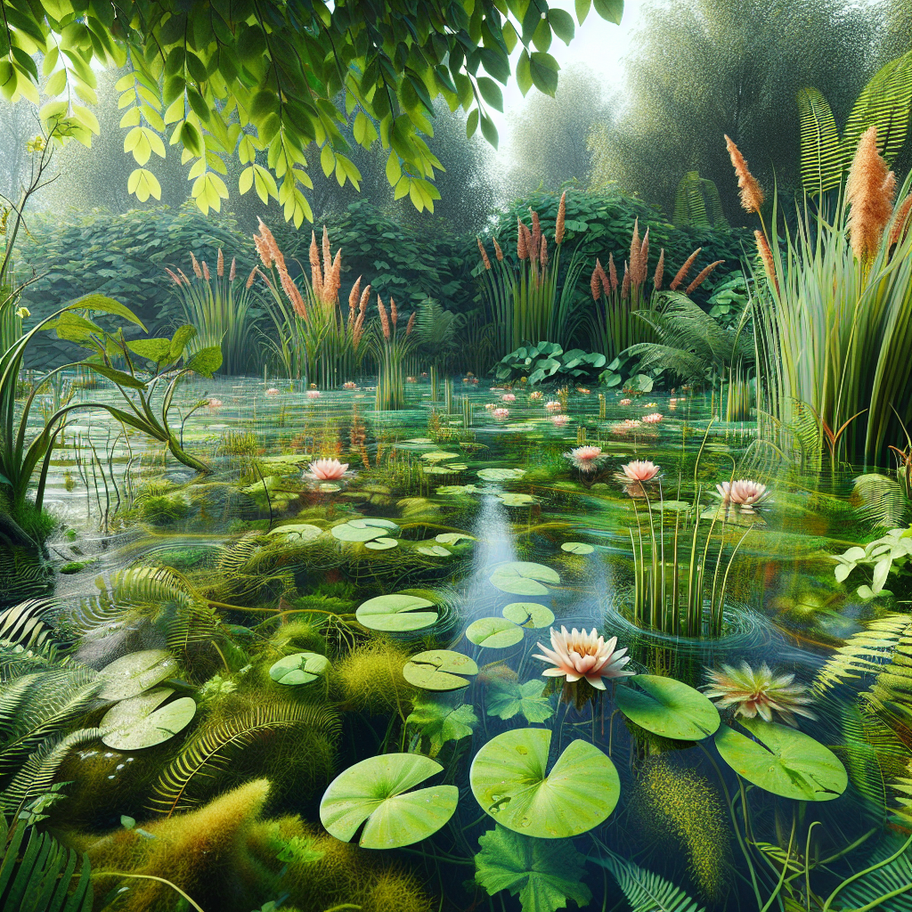 plantenfilter vijver welke planten 