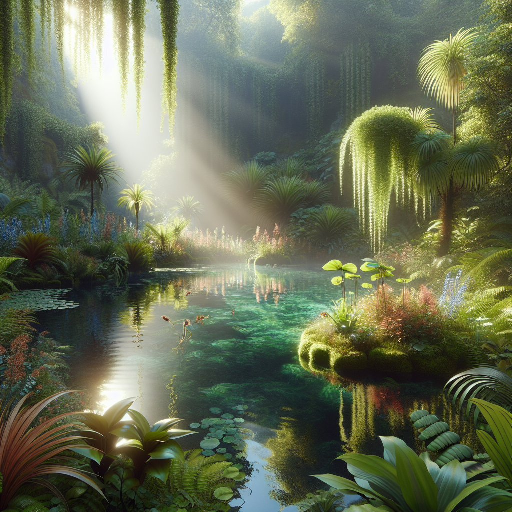 planten plantenfilter vijver 