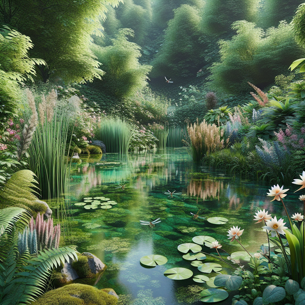planten rondom vijver 